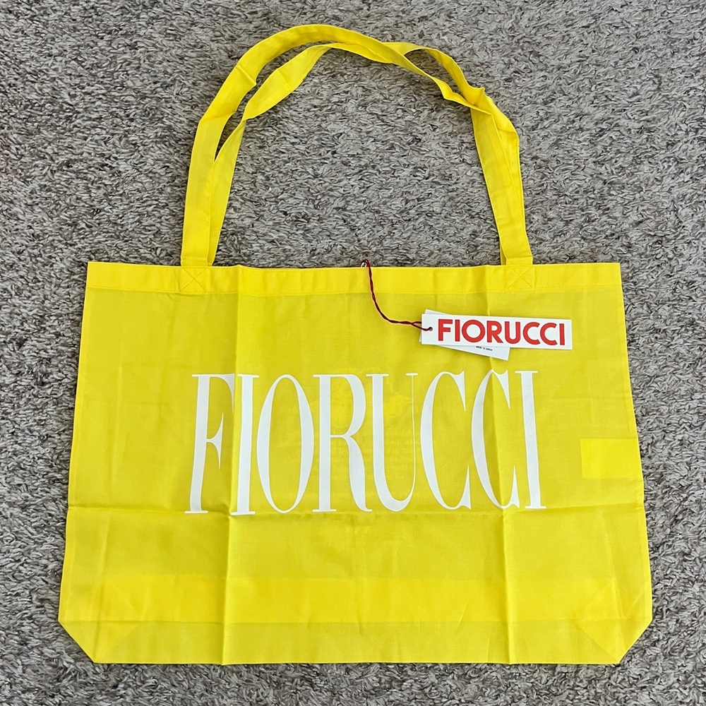 NWT Fiorucci Angels‎ Yellow Tote Bag